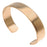 Solid Brass Flat Cuff Bracelet Base 12.7mm (0.5 Inch) Wide (1 Piece)