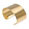 The Beadsmith Solid Brass Flat Cuff Bracelet Base 38mm (1.5 Inch) Wide (1 Piece)