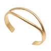 The Beadsmith Solid Brass Open Eye Cuff Bracelet Base 19mm, 0.75 Inches Wide