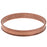 Nunn Design Antiqued Copper Plated Round Channel Bangle Bracelet - 2 3/4 Inch (1 Piece)