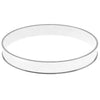 Nunn Design Silver Plated Round Channel Bangle Bracelet - 2 3/4 Inch (1 Piece)
