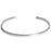 Nunn Design Cuff Bracelet, Hammered Texture 62mm Cuff, Silver Plated (1 Piece)