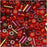 Toho Assorted Glass Beads 'Samurai' Red/Brown Mix 8g