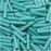 Toho Bugle Tube Beads Size #3 2x9mm Opaque Turquoise 10 Grams