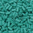 Miyuki Bugle Tube Beads, Cylinder Size #1 3x1.5mm, Turquoise Green (19.5 Grams)