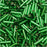 Miyuki Bugle Tube Beads, Cylinder Size #2 6x1.5mm, Silver Lined Green (17 Grams)