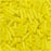 Miyuki Bugle Tube Beads, Cylinder Size #2 6x1.5mm, Opaque Yellow (17 Grams)