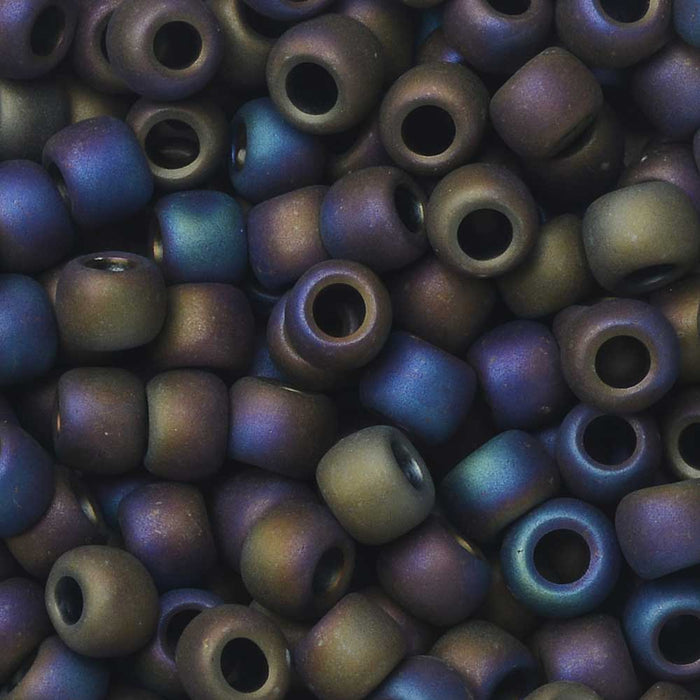 Toho Seed Beads, Round 6/0 #615 'Matte Purple Iris' (8 Grams)
