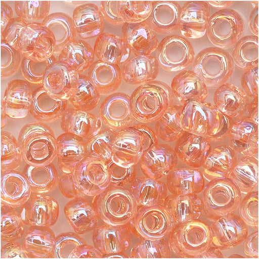 Toho Round Seed Beads 6/0 169 'Transparent Rainbow Rosaline' 8 Gram Tube