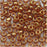 Toho Round Seed Beads 6/0 421 'Gold Lustered Transparent Pink' 8 Gram Tube