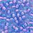 Toho Round Seed Beads 6/0 937 'Aqua/Bubble Gum Pink Lined' 8 Gram Tube