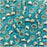 Toho Round Seed Beads 6/0 995 'Gold Lined Rainbow Aqua' 8 Gram Tube