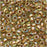 Toho Round Seed Beads 6/0 #998 'Gold Lined Rainbow Light Jonquil' 8g