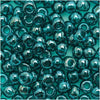 Toho Round Seed Beads 6/0 108BD 'Transparent Lustered Teal' 8 Gram Tube