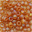Toho Round Seed Beads 6/0 162CF 'Transparent Rainbow Frosted Dark Topaz' 8 Gram Tube
