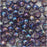 Toho Round Seed Beads 6/0 166D 'Transparent Rainbow Sugar Plum' 8 Gram Tube