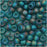 Toho Round Seed Beads 6/0 167BDF 'Transparent Rainbow Frosted Teal' 8 Gram Tube