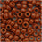 Toho Round Seed Beads 6/0 #46L 'Opaque Terra Cotta' 8 Gram Tube