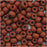 Toho Round Seed Beads 6/0 46LF 'Opaque Frosted Terra Cotta' 8 Gram Tube