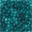 Toho Round Seed Beads 6/0 7BDF 'Transparent Frosted Teal' 8 Gram Tube