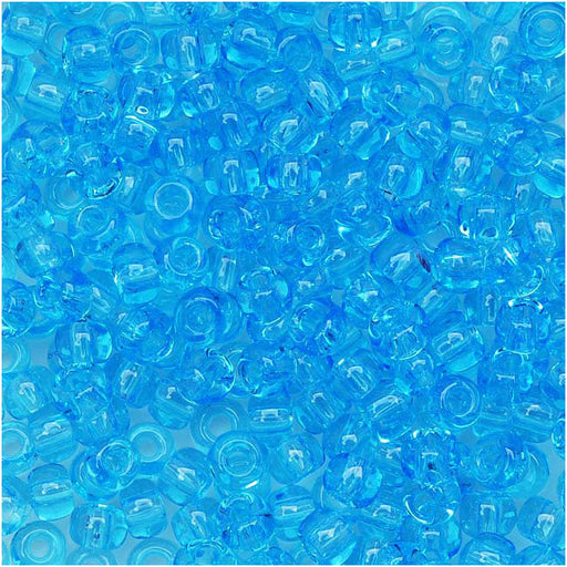 Toho Round Seed Beads 8/0 3 'Transparent Aquamarine' 8 Gram Tube