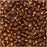 Toho Round Seed Beads 8/0 34 'Silver Lined Smoky Topaz' 8 Gram Tube