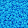 Toho Round Seed Beads 8/0 43 Opaque Blue Turquoise 8 Gram Tube