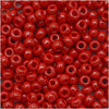 Toho Round Seed Beads 8/0 45 Opaque Pepper Red 8 Gram Tube