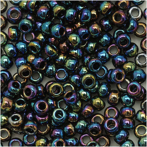 Toho Round Seed Beads 8/0 86 'Metallic Rainbow Iris' 8 Gram Tube