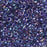 Toho Seed Beads, Round 8/0 #181 'Rainbow Crystal/Tanzanite Lined' (8 Grams)
