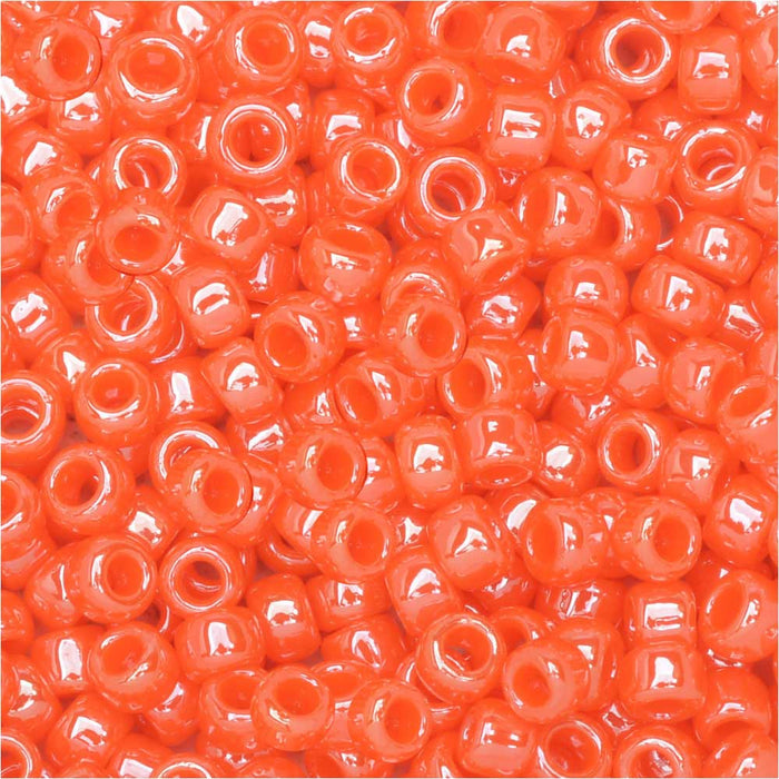 Toho Round Seed Beads 8/0 129 'Opaque Lustered Pumpkin' 8 Gram Tube