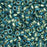 Toho Seed Beads, Round 8/0 #284 'Aqua/Gold Lined' (8 Grams)