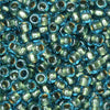 Toho Seed Beads, Round 8/0 #284 'Aqua/Gold Lined' (8 Grams)