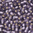 Toho Seed Beads, Round 8/0 #39F 'Silver Lined Frosted Light Tanzanite' (8 Grams)
