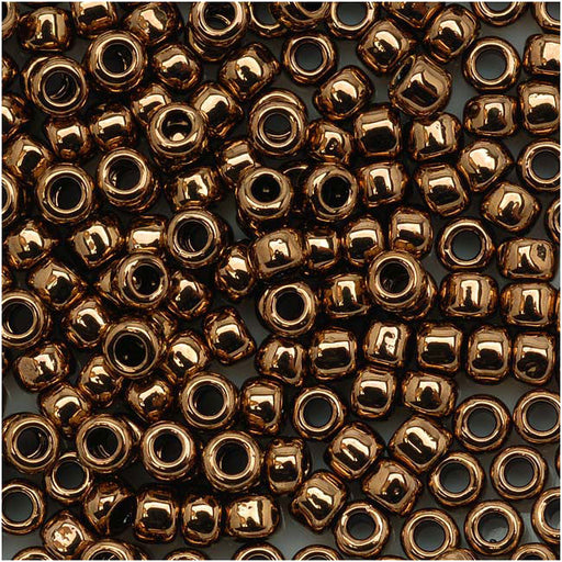 Toho Round Seed Beads 8/0 #221 'Bronze' 8 Gram Tube