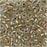 Toho Round Seed Beads 8/0 262 'Crystal/Gold Lined' 8 Gram Tube