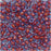 Toho Round Seed Beads 8/0 304 'Lt Sapphire/Hyacinth Lined' 8 Gram Tube