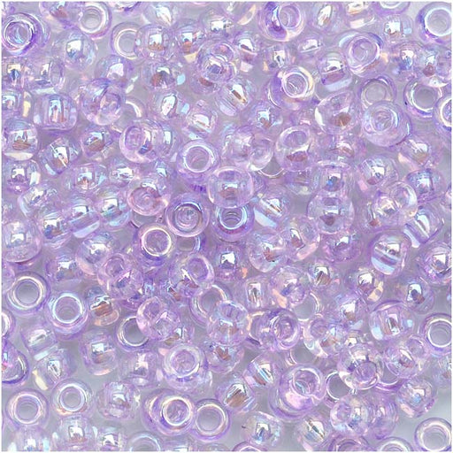 Toho Round Seed Beads 8/0 477 'Dyed Rainbow Lavender Mist' 8 Gram Tube
