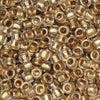 Toho Seed Beads, Round 8/0 #989 'Gold Lined Crystal' (8 Grams)
