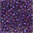 Toho Round Seed Beads 8/0 928 'Rainbow Rosaline/Opaque Purple Lined' 8 Gram Tube