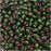 Toho Round Seed Beads 8/0 2204 'Silver Lined Frosted Olivine Pink Lined'  8 Gram Tube