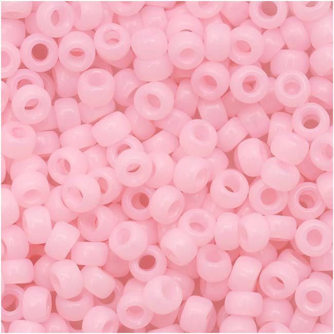 Toho Round Seed Beads 8/0 145F 'Ceylon Frosted Innocent Pink' 8 Gram Tube