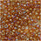 Toho Round Seed Beads 8/0 162C 'Transparent Rainbow Topaz' 8 Gram Tube
