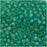 Toho Round Seed Beads 8/0 164BF 'Transparent Rainbow Frosted Dark Peridot' 8 Gram Tube