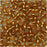 Toho Round Seed Beads 8/0 22C 'Silver Lined Topaz' 8 Gram Tube