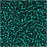 Toho Round Seed Beads 8/0 #27BD 'Silver Lined Teal' 8 Gram Tube