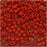 Toho Round Seed Beads 8/0 45AF 'Opaque Frosted Cherry' 8 Gram Tube