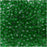 Toho Round Seed Beads 8/0 7B 'Transparent Grass Green' 8 Gram Tube