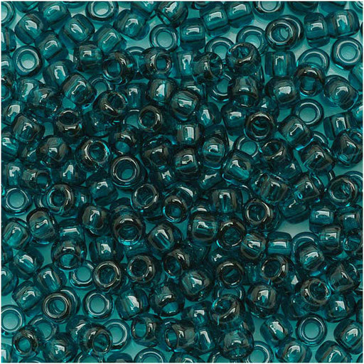 Toho Round Seed Beads 8/0 7BD 'Transparent Capri Blue' 8 Gram Tube