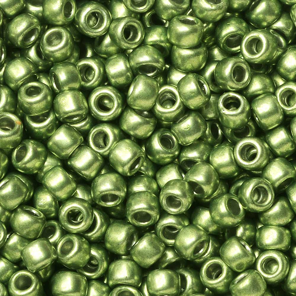 Toho Seed Beads, Round 8/0 #YPS0083 'Hybrid ColorTrends: Metallic Greenery', 8 Grams